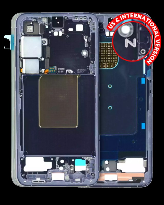 Frame centrale per Samsung Galaxy S24 5G (US e International Version) (Cobalt Violet)