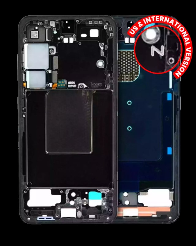 Frame centrale per Samsung Galaxy S24 5G (US e International Version) (Onyx Nero)