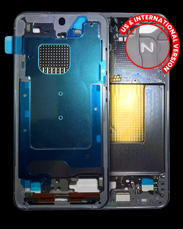 Frame centrale per Samsung Galaxy S24 5G (US e International Version) (Sapphire Blu)