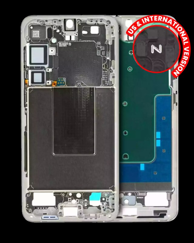 Frame centrale per Samsung Galaxy S24 Plus 5G (US e International Version) (Amber Giallo)