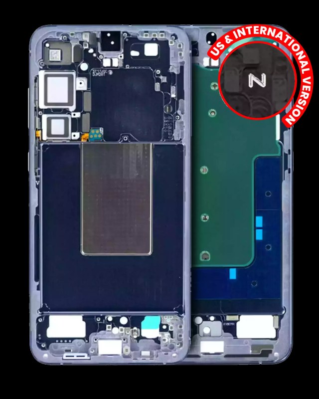 Frame centrale per Samsung Galaxy S24 Plus 5G (US e International Version) (Cobalt Violet)