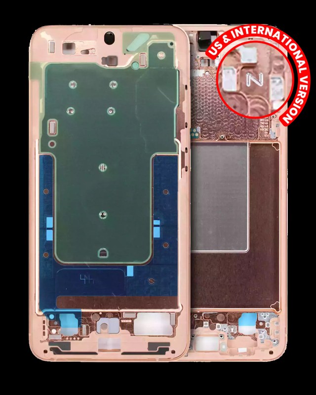 Frame centrale per Samsung Galaxy S24 Plus 5G (US e International Version) (Sandstone Arancione)