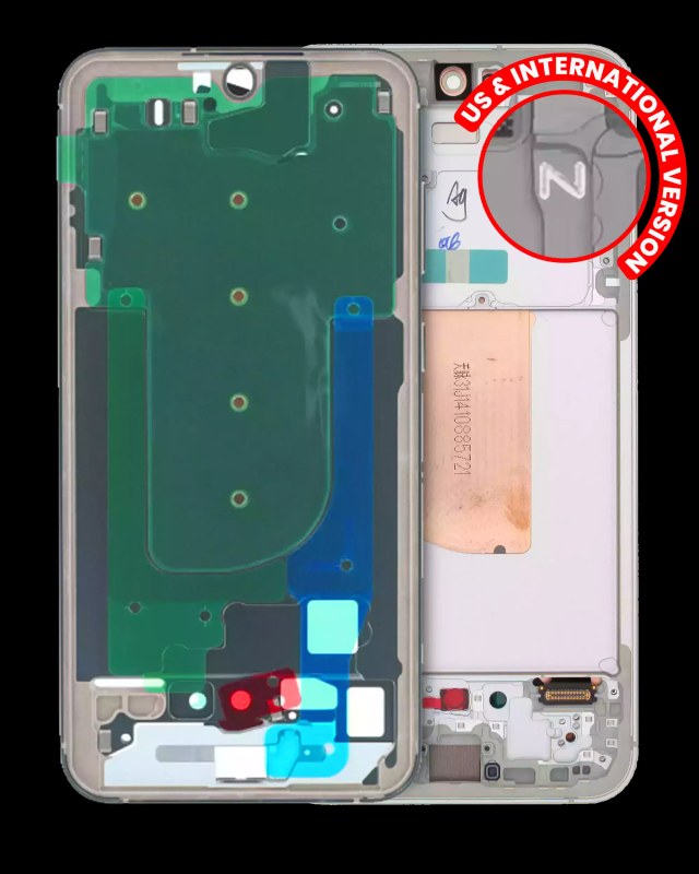 Frame centrale per Samsung Galaxy S23 FE (US e International Version) (Cream)