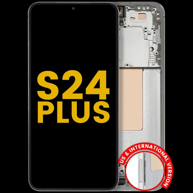 Display OLED completo con Frame per Samsung Galaxy S24 Plus 5G (US e International Version) (Refurbished) (Jade Verde)