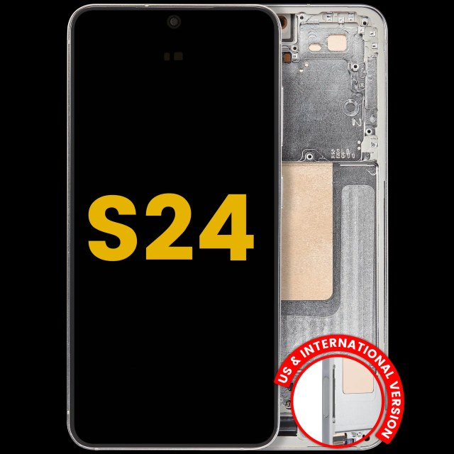 Display OLED completo con Frame per Samsung Galaxy S24 5G (US e International Version) (Refurbished) (Jade Verde)