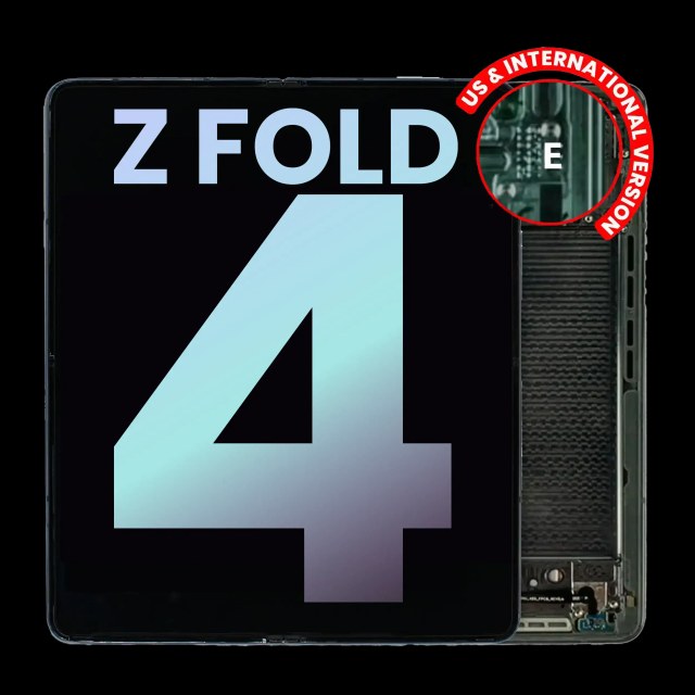 Inner Display OLED completo con Frame per Samsung Galaxy Z Fold 4 5G (US e International) (Service Pack) (Graygreen)