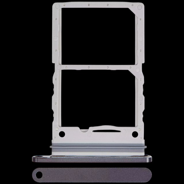 Carrellino doppia SIM per Samsung Galaxy Z Flip 6 (F741) (Premium) (Nero)