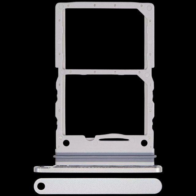 Carrellino doppia SIM per Samsung Galaxy Z Flip 6 (F741) (Premium) (Bianco)