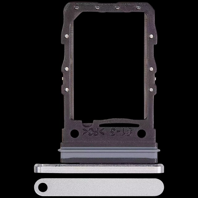 Carrellino SIM singola per Samsung Galaxy Z Flip 6 (F741) (Premium) (Bianco)