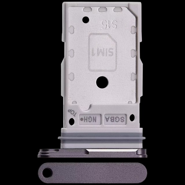 Carrellino doppia SIM per Samsung Galaxy S24 FE 5G (Premium) (Grafite)