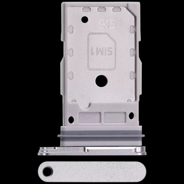 Carrellino doppia SIM per Samsung Galaxy S24 FE 5G (Premium) (Grigio)