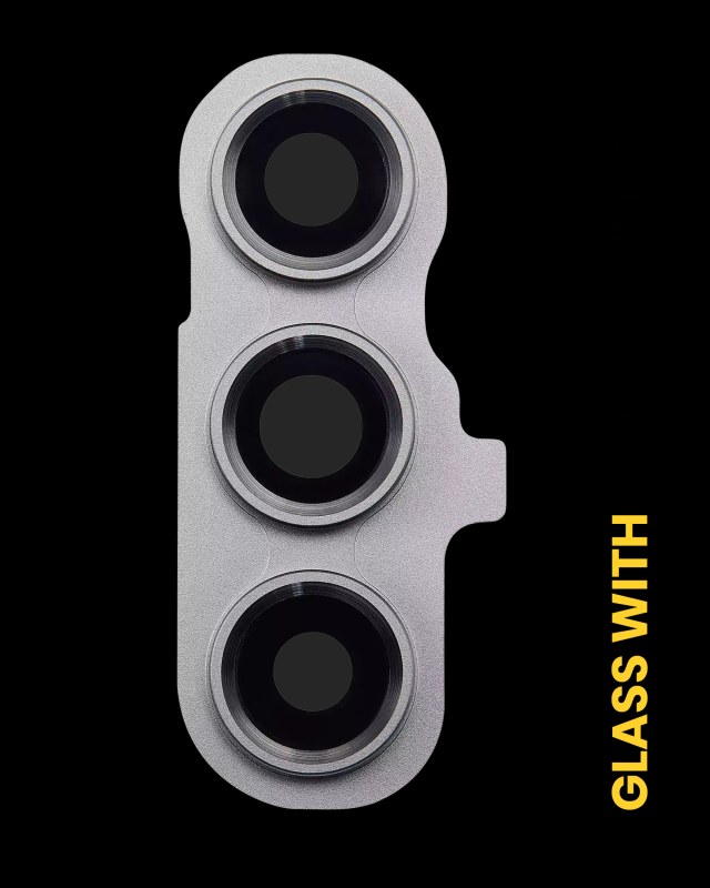 Lente fotocamera posteriore con Cover Cornice Ring per Samsung Galaxy S23 FE 5G (Premium) (Grafite)