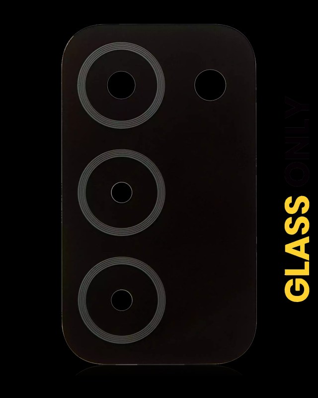 Lente fotocamera posteriore (solo vetro) con adesivo per Samsung Galaxy A03S (A037U / 2021)
