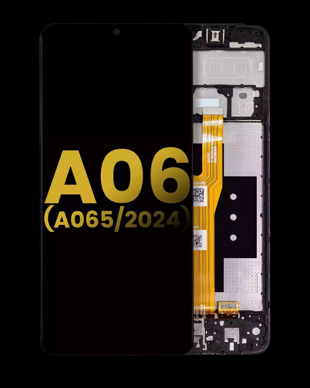 Display LCD completo con Frame per Samsung Galaxy A06 (A065 / 2024) (Refurbished) (tutti i colori)