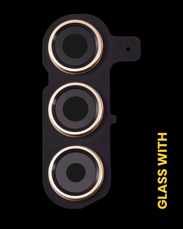 Lente fotocamera posteriore con Cover Cornice Ring per Samsung Galaxy S24 Plus 5G (Premium) (Sandstone Arancione)