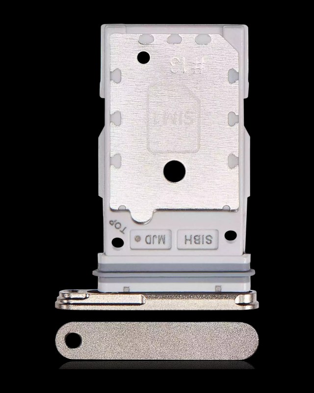 Carrellino doppia SIM per Samsung Galaxy S24 Ultra 5G (Premium) (Titanio Grigio)