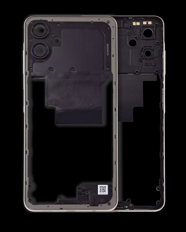 Frame centrale per Samsung Galaxy A06 (A065 / 2024) (Oro)