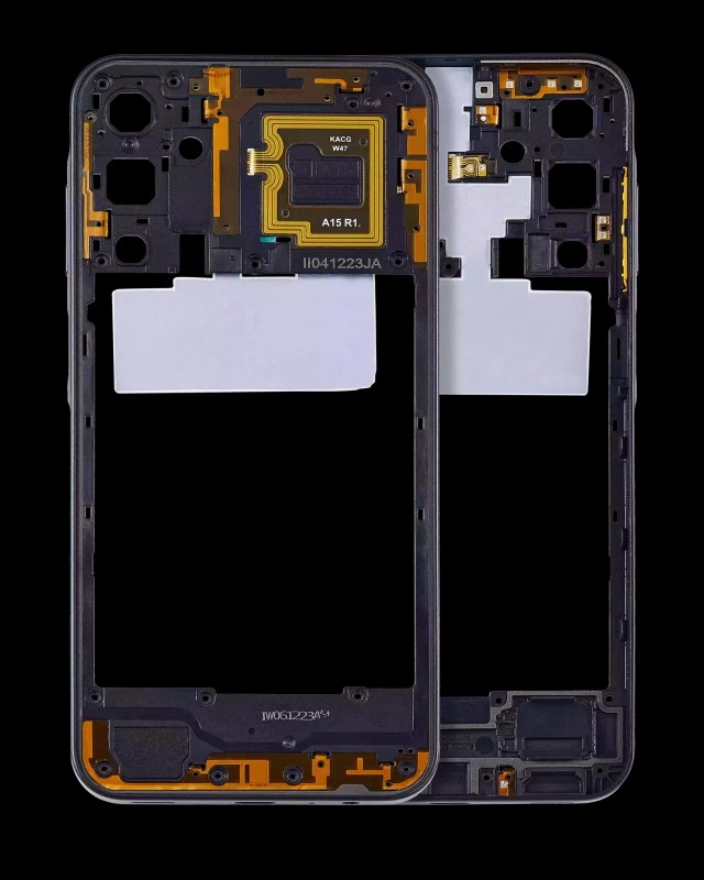 Frame centrale per Samsung Galaxy A15 (A155 / 2023) (Brave Nero)