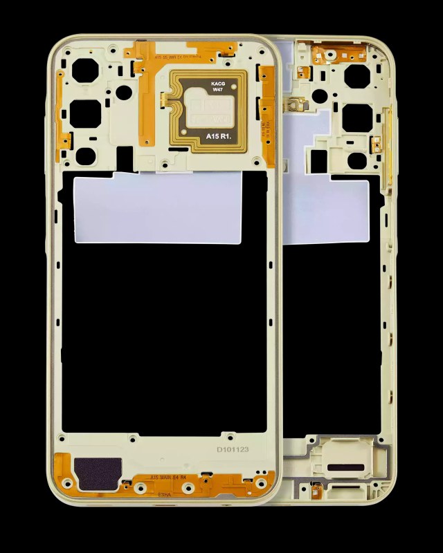 Frame centrale per Samsung Galaxy A15 (A155 / 2023) (Personality Giallo)