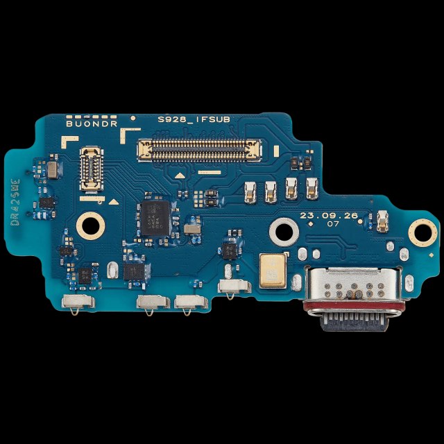 Connettore di ricarica Scheda con Sim Card Reader per Samsung Galaxy S24 Ultra 5G (S9280) (Dual Card Version) (Premium)