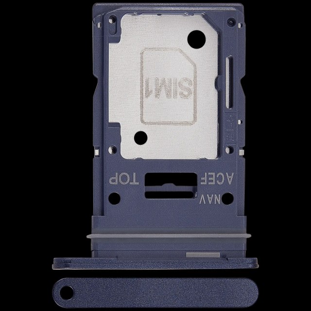 Carrellino SIM singola per Samsung Galaxy A35 5G (A356 / 2024) (Premium) (Navy)