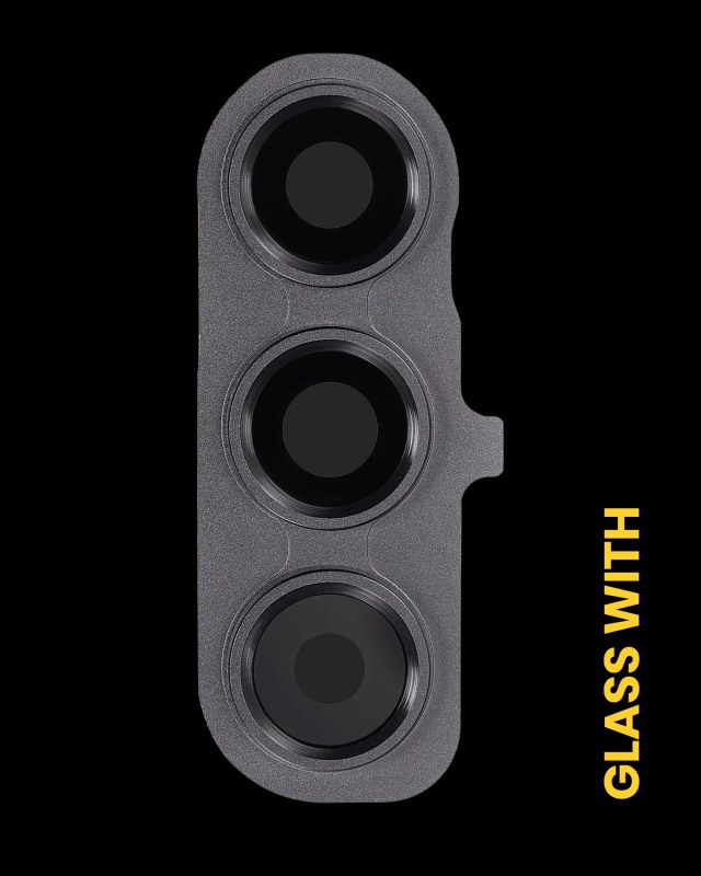 Lente fotocamera posteriore con Cover Cornice Ring per Samsung Galaxy S24 FE 5G (Grafite)