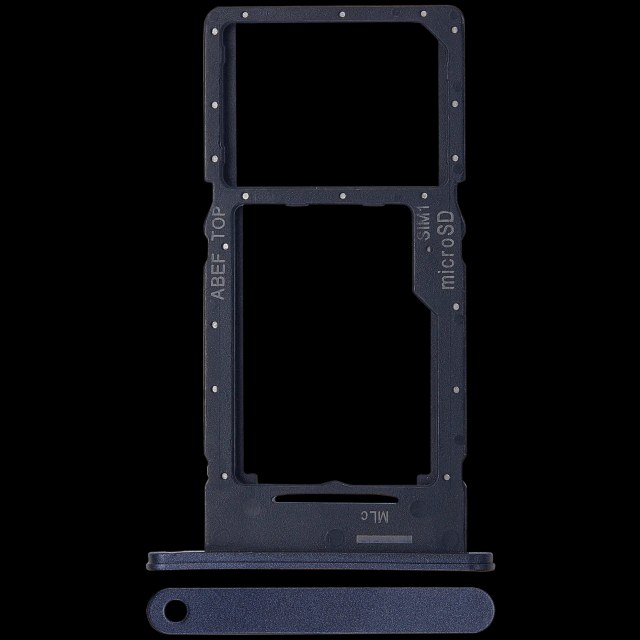 Carrellino SIM singola per Samsung Galaxy A25 5G (A256 / 2023) (Brave Nero)