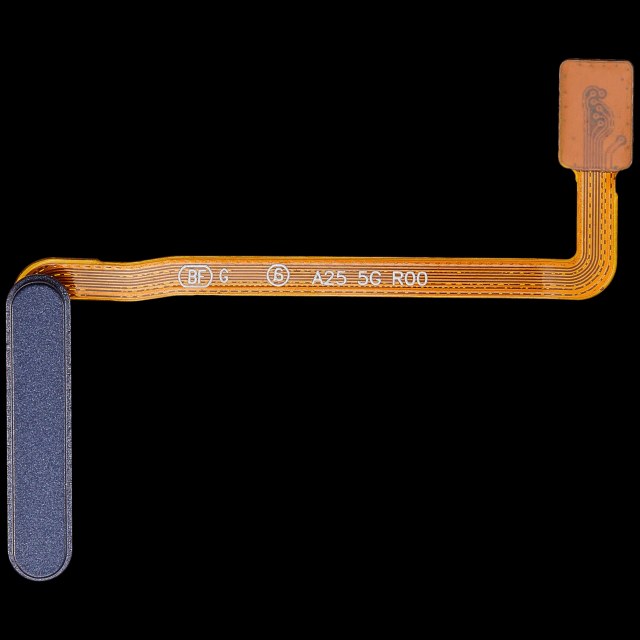 Fingerprint Reader con flat per Samsung Galaxy A25 5G (A256 / 2023) (Premium) (Brave Nero)