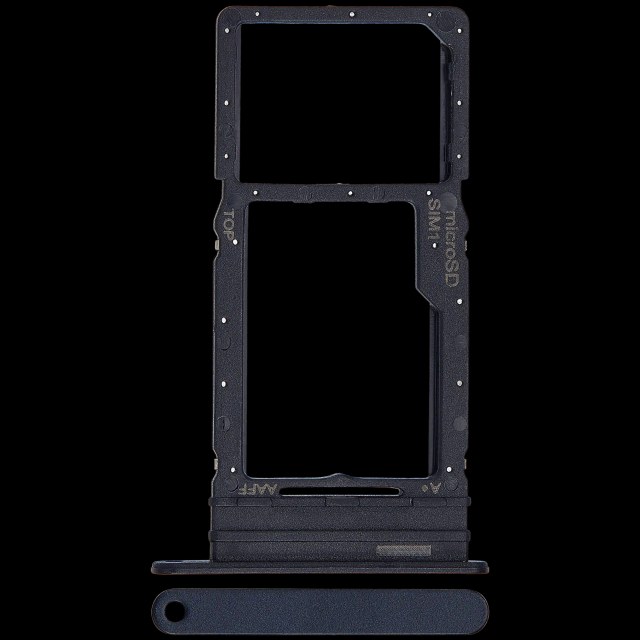 Carrellino SIM singola per Samsung Galaxy A16 5G (A166 / 2024) (Premium) (Blu Nero)