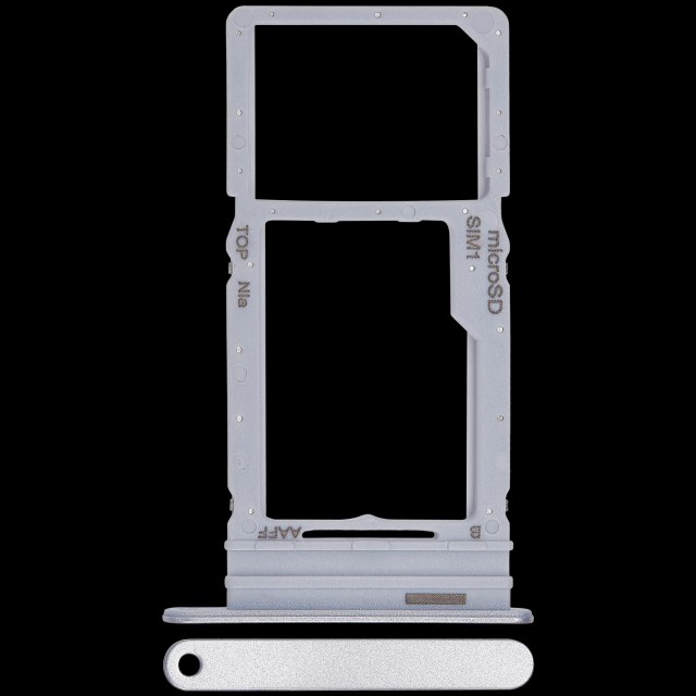 Carrellino SIM singola per Samsung Galaxy A16 5G (A166 / 2024) (Premium) (Light Grigio)