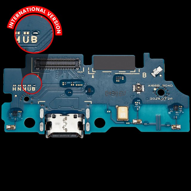 Connettore di ricarica con scheda per Samsung Galaxy A16 5G (A166B / 2024) (International Version) (Premium)
