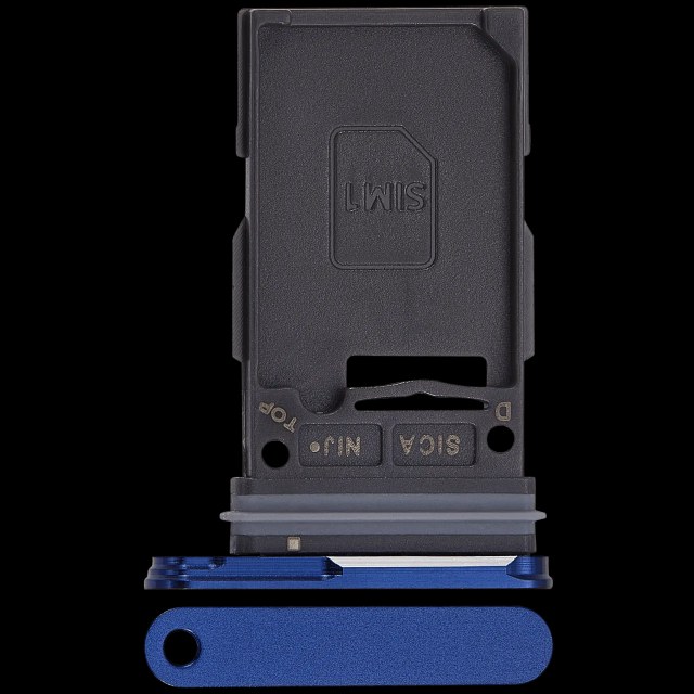 Carrellino SIM singola per Samsung Galaxy S25 / S25 Plus (Premium) (Navy)