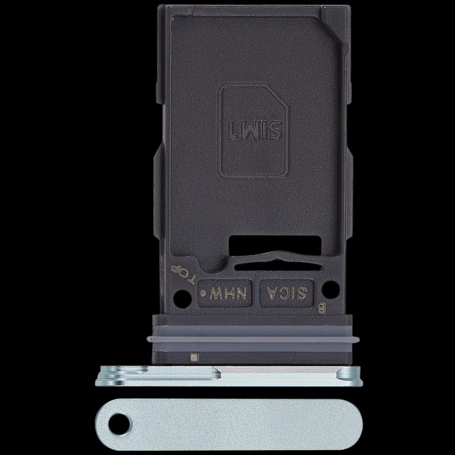 Carrellino SIM singola per Samsung Galaxy S25 / S25 Plus (Premium) (Mint)