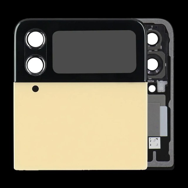 Outer Display OLED completo per Samsung Galaxy Z Flip 4 5G (Service Pack) (Oro)