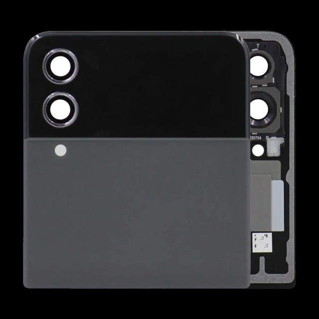 Outer Display OLED completo per Samsung Galaxy Z Flip 4 5G (Service Pack) (Grafite)