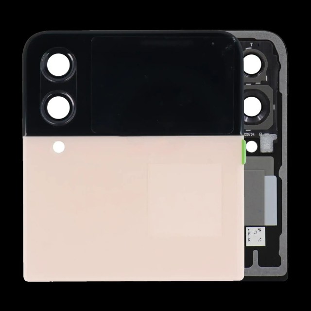 Outer Display OLED completo per Samsung Galaxy Z Flip 4 5G (Used Service Pack Pull: Grade B/C) (Rosa Oro)