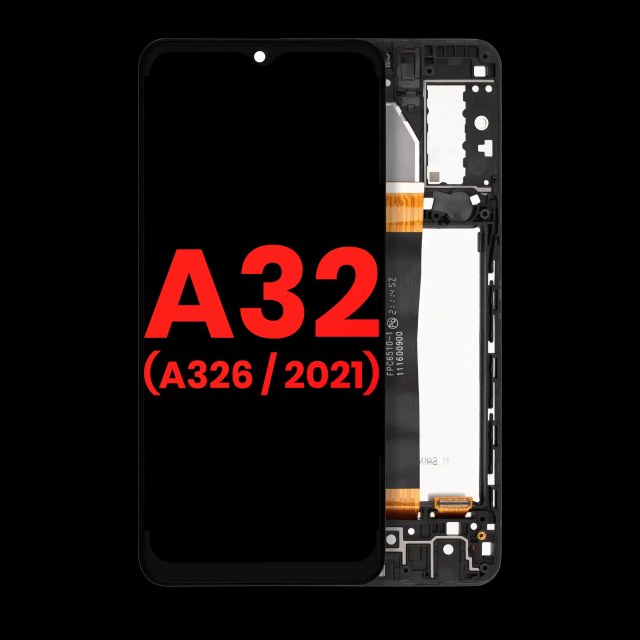 Display LCD completo con Frame per Samsung Galaxy A32 5G (A326 / 2021) (All Models) (Awesome Nero)