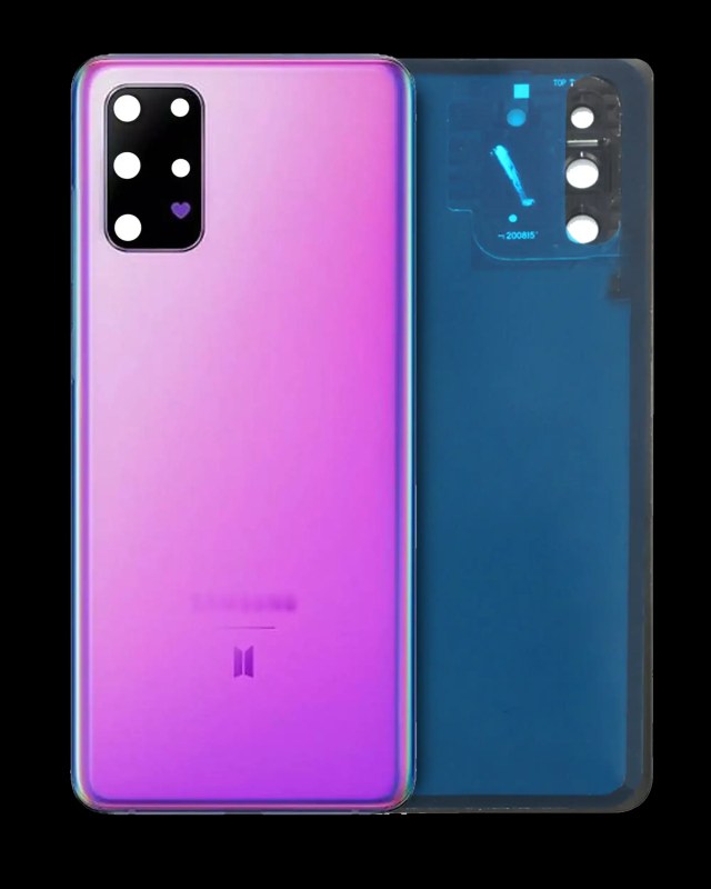 vetro cover posteriore con Vetro fotocamera per Samsung Galaxy S20 Plus (BTS Version) (Service Pack) (Viola)