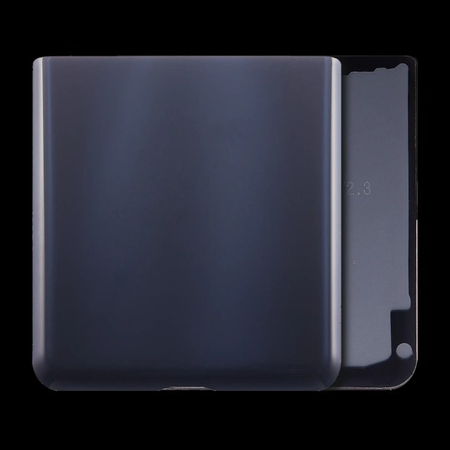Bottom Cover posteriore per Samsung Galaxy Z Flip 5G (F707) (Service Pack) (Mystic Nero)