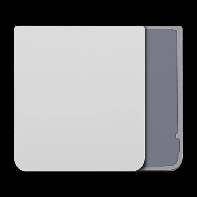 Bottom Cover posteriore per Samsung Galaxy Z Flip 4 5G (Service Pack) (Bianco)