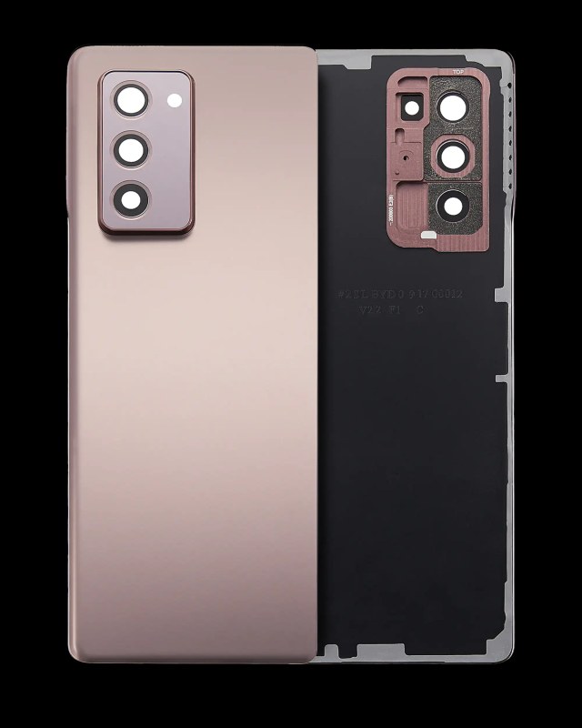 vetro cover posteriore con Vetro fotocamera per Samsung Galaxy Z Fold 2 5G (Service Pack) (Mystic Bronze)