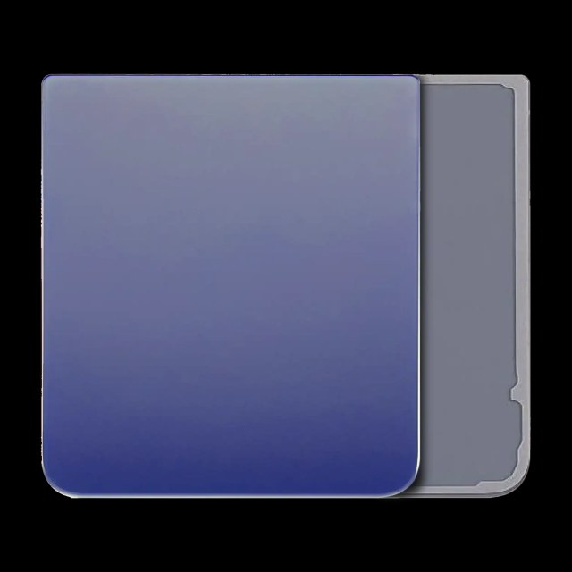 Bottom Cover posteriore per Samsung Galaxy Z Flip 4 5G (Service Pack) (Blu)