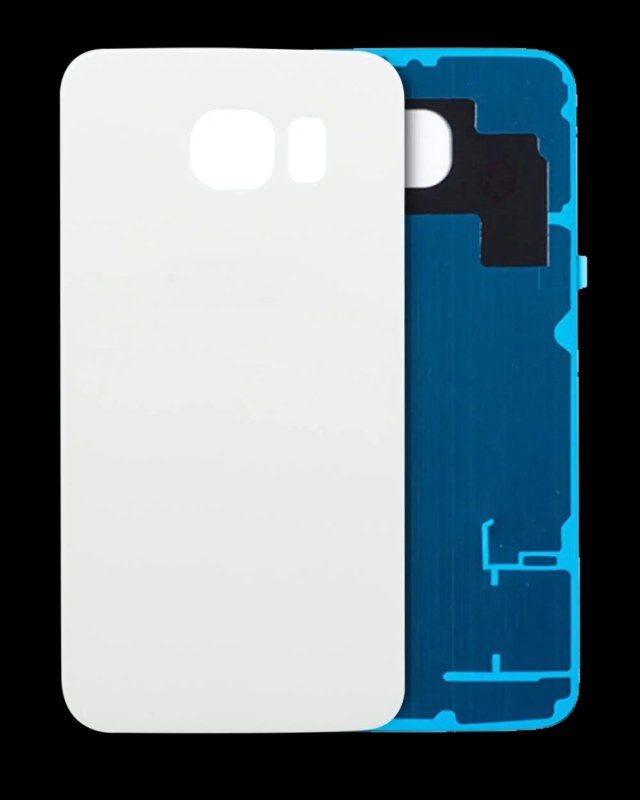 vetro cover posteriore per Samsung Galaxy S6 (Service Pack) (Bianco)