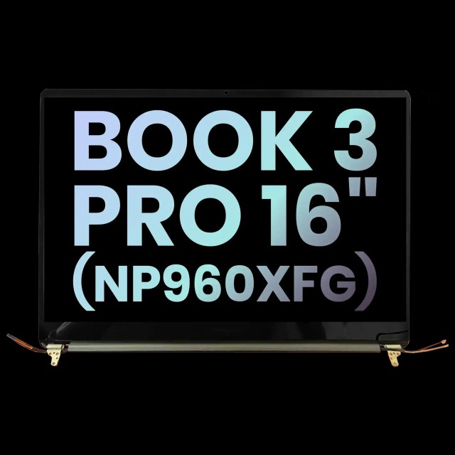 Display LCD completo per Samsung Galaxy Book 3 Pro 16" (NP960XFG) (Service Pack) (Grafite)