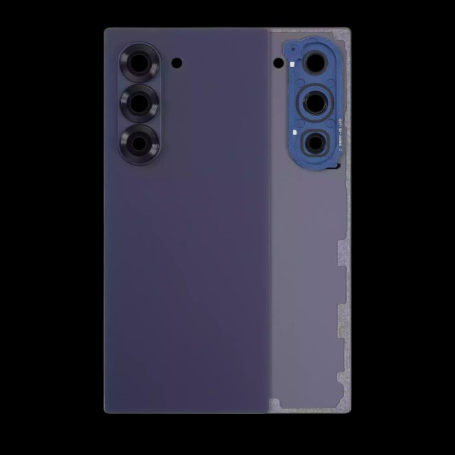 vetro cover posteriore con Vetro fotocamera per Samsung Galaxy Z Fold 6 5G (Service Pack) (Navy)