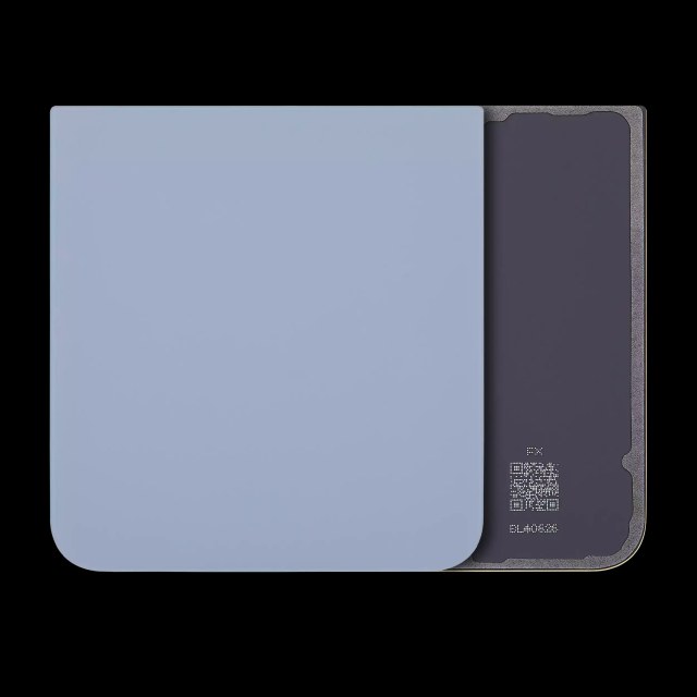 vetro cover posteriore per Samsung Galaxy Z Flip 6 5G (Service Pack) (Blu)
