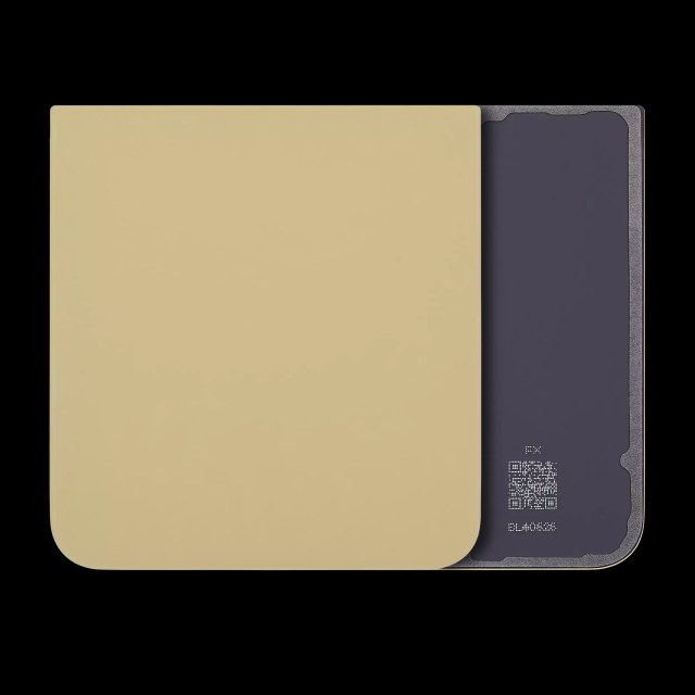 vetro cover posteriore per Samsung Galaxy Z Flip 6 5G (Service Pack) (Giallo)