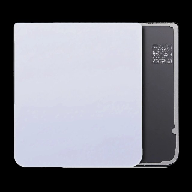 Bottom vetro cover posteriore per Samsung Galaxy Z Flip 3 5G (Service Pack) (Blu)