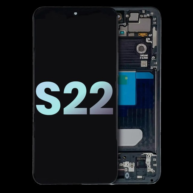 Display OLED completo con Frame per Samsung Galaxy S22 5G (Service Pack) (Grafite)