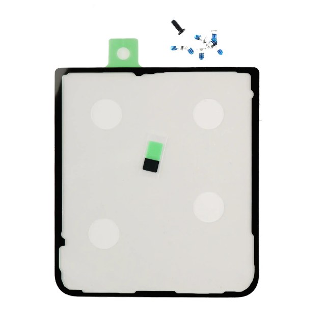 adesivo per cover posteriore con Re-Work Kit per Samsung Galaxy Z Flip 3 (Service Pack)